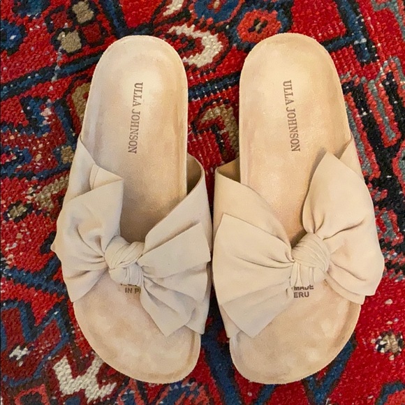 Ulla Johnson Shoes - Ulla Johnson Ingrid Slides Nude Size 41 Like New